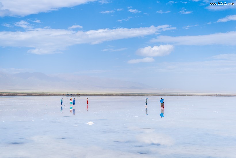 青海茶卡盐湖自然风景图片大全