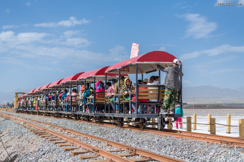 青海茶卡盐湖自然风景图片大全