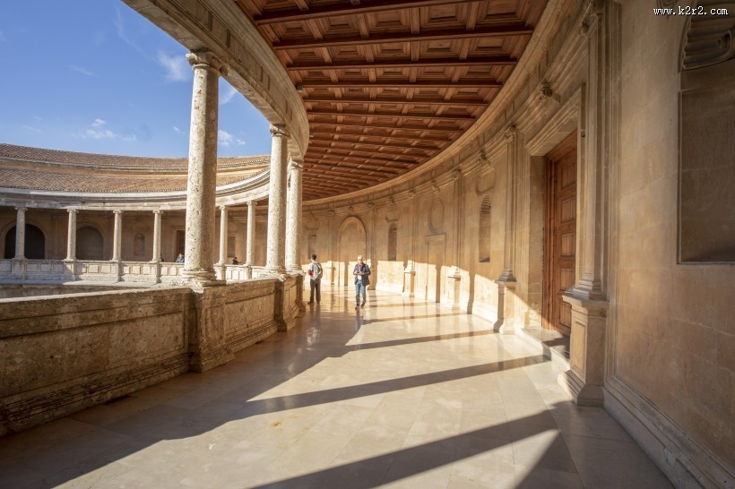 西班牙阿尔罕布拉宫建筑风景图片