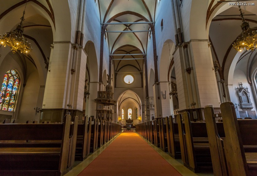 北欧拉脱维亚首都老城里加建筑风景图片