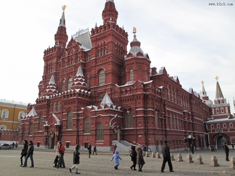 俄罗斯莫斯科红场建筑风景图片大全