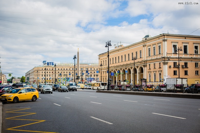 俄罗斯圣彼得堡建筑风景图片