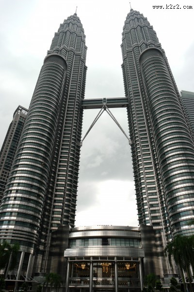 马来西亚吉隆坡石油双塔图片