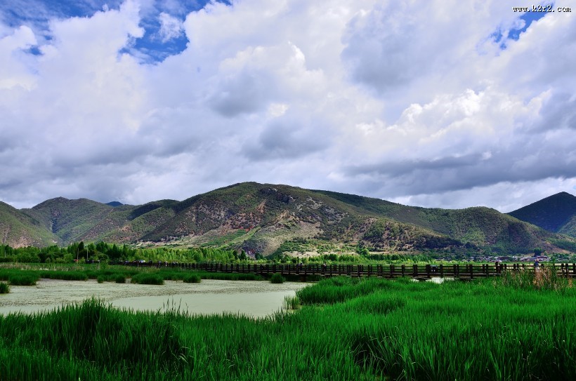 泸沽湖草海风景图片