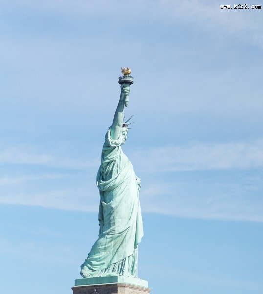 美国纽约的自由女神像图片大全