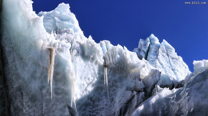 西藏措嘉冰川风景图片