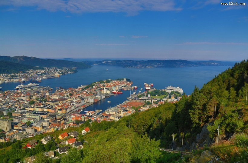 挪威卑尔根风景图片