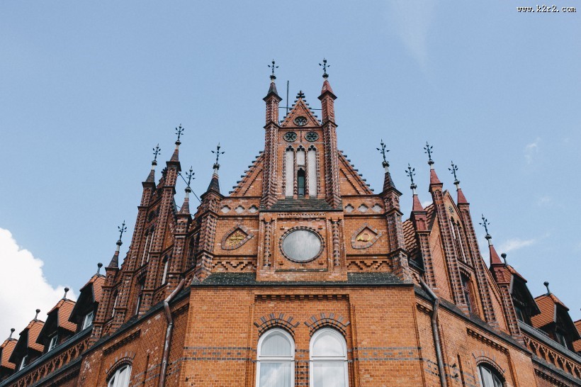 风景宜人的波兰街道图片