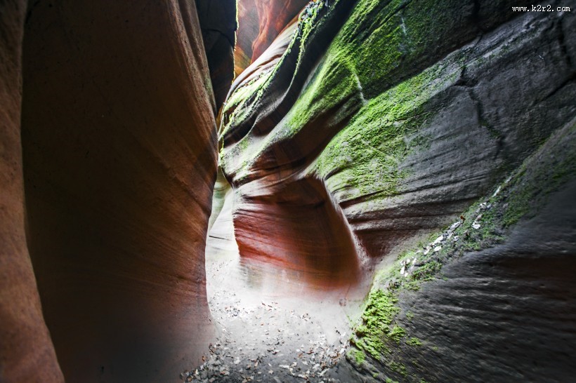 陕西甘泉雨岔大峡谷风景图片大全