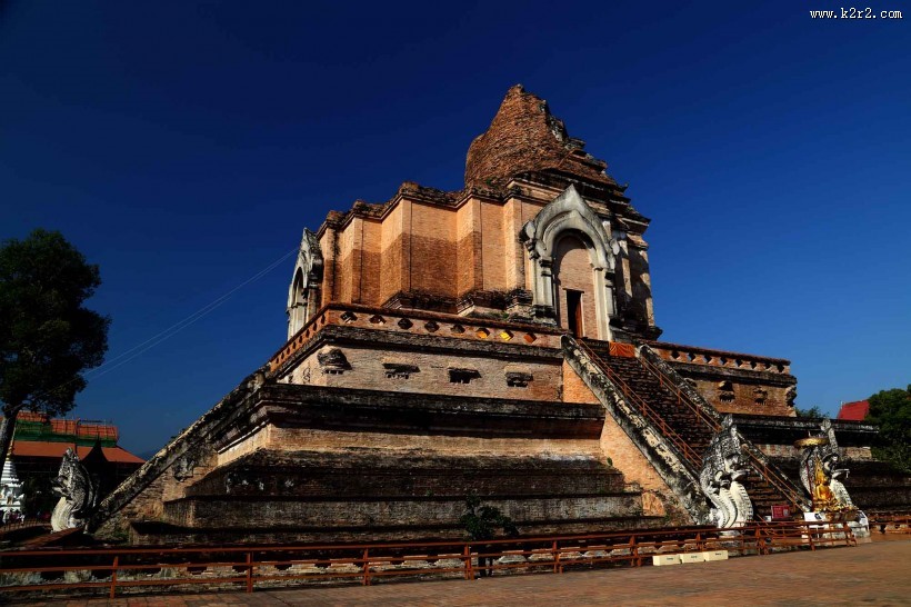 泰国清迈柴迪隆寺风景图片