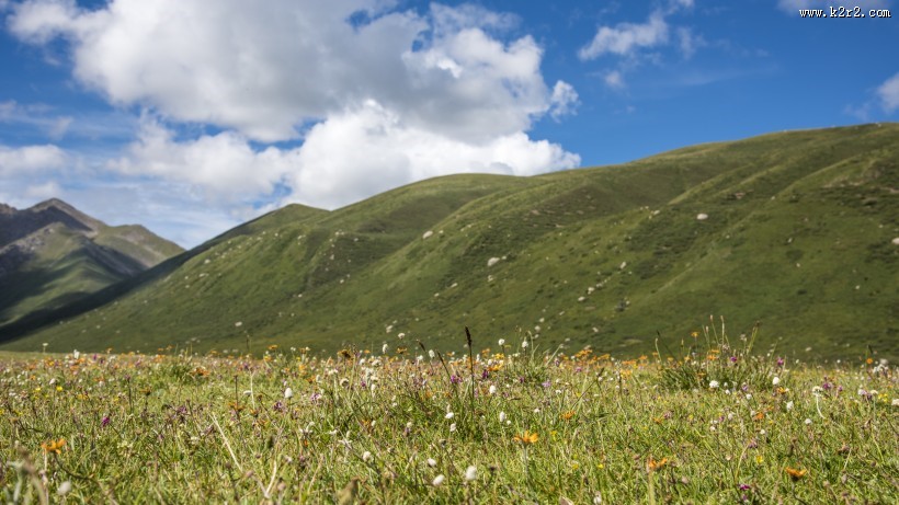 青海年保玉则壮阔风景图片