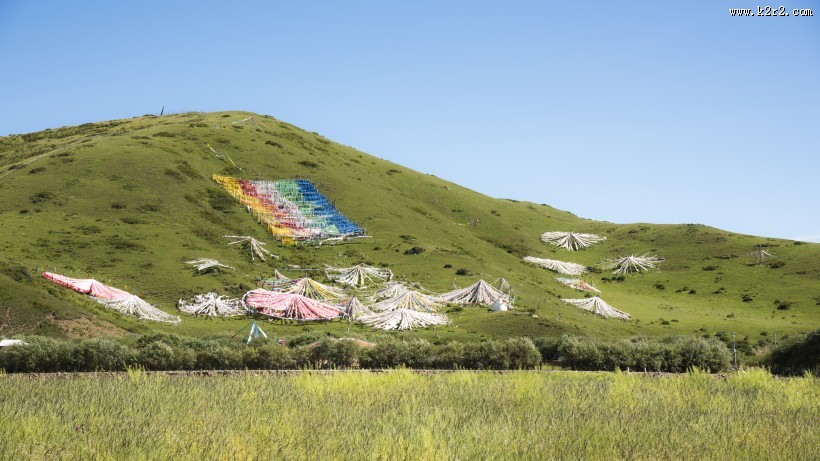 青海年保玉则壮阔风景图片