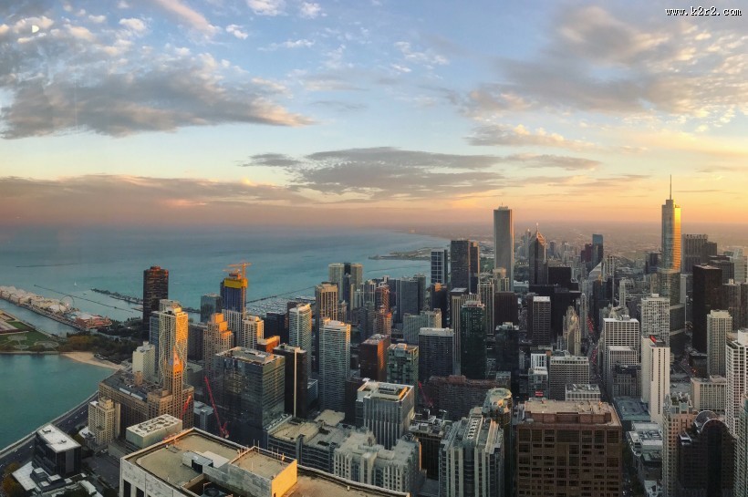 美国芝加哥城市风景图片大全