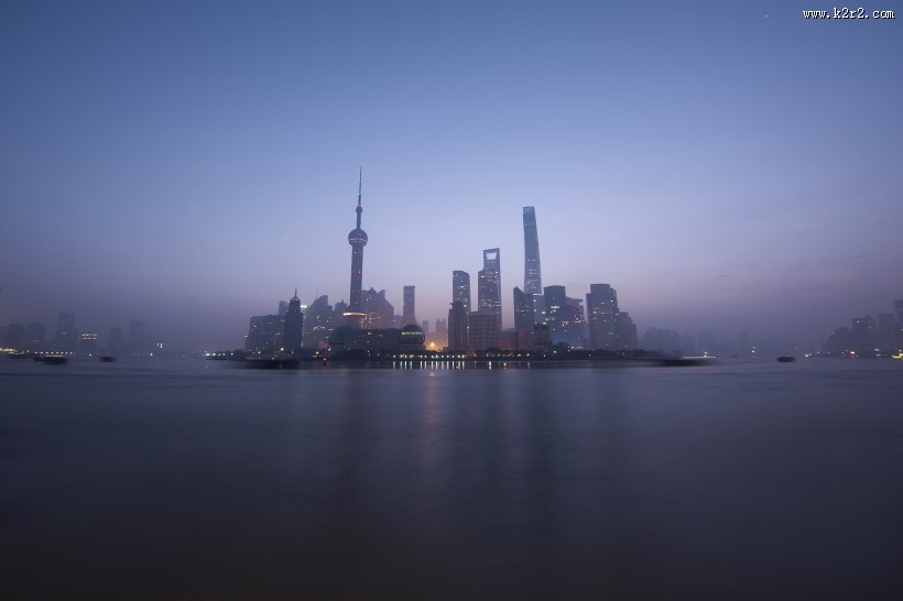 上海魔都的日出风景图片大全