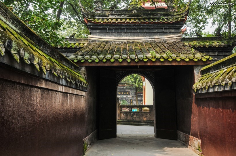 四川新都佛教圣地宝光寺风景图片