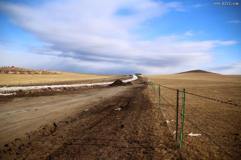 内蒙古呼伦贝尔大草原秋色风景图片