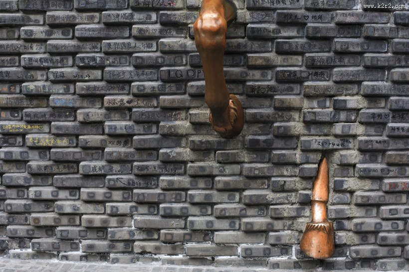 四川成都宽窄巷子特色风景图片大全