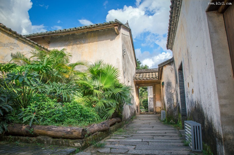 村落里的老房子图片