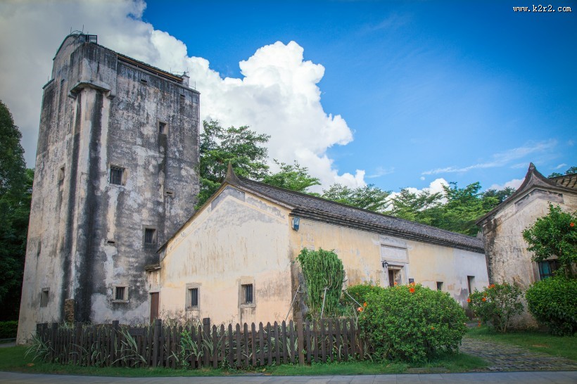 村落里的老房子图片
