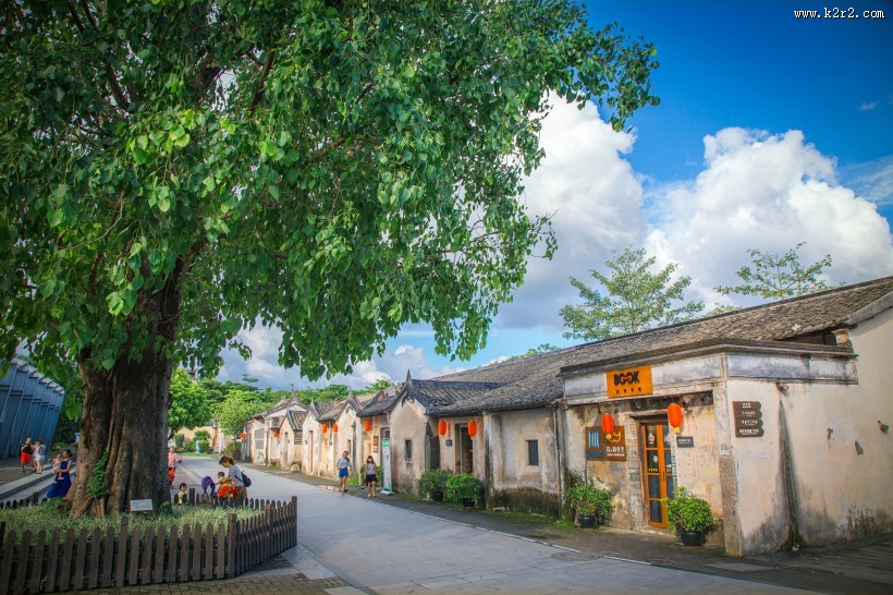 村落里的老房子图片