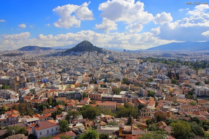 希腊雅典卫城风景图片大全