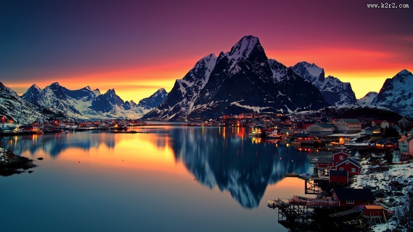 挪威罗弗敦群岛风景图片大全