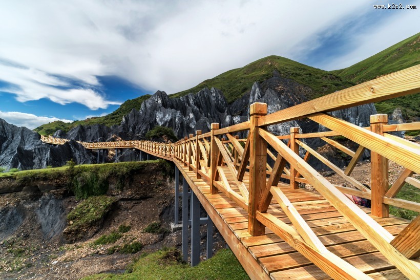 四川墨石公园风景图片
