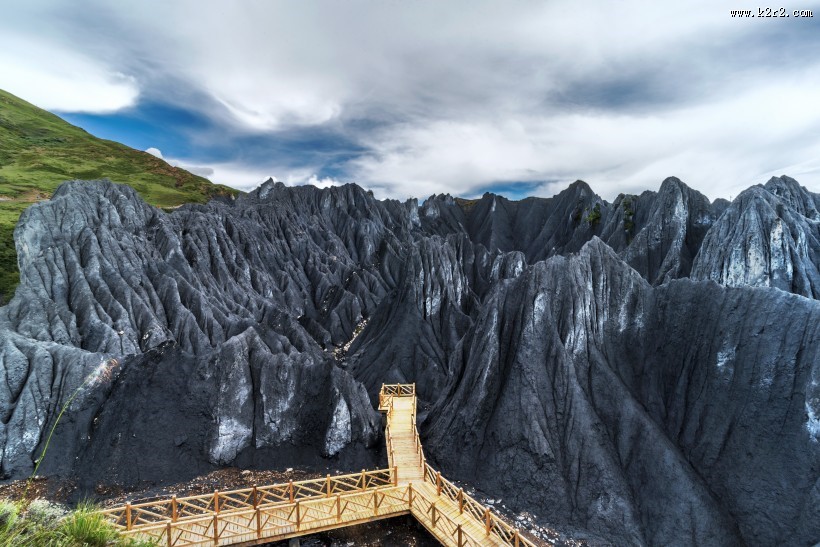 四川墨石公园风景图片