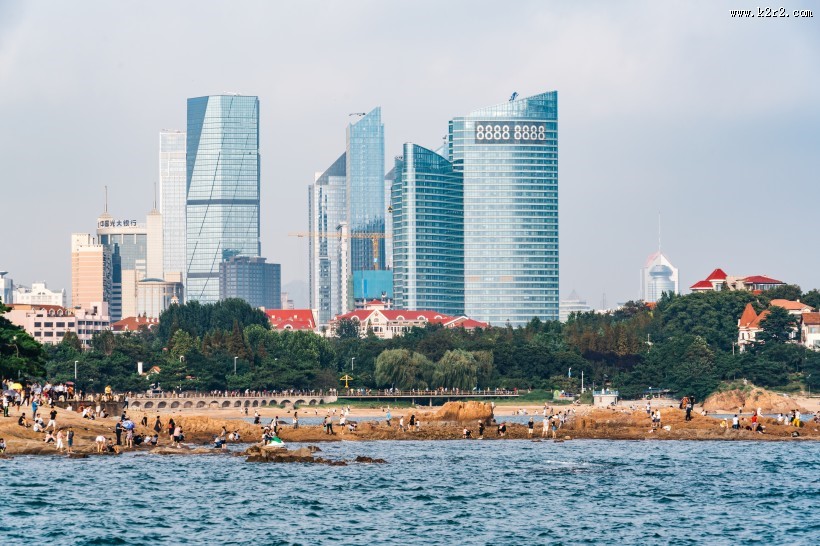 山东青岛海边风景图片