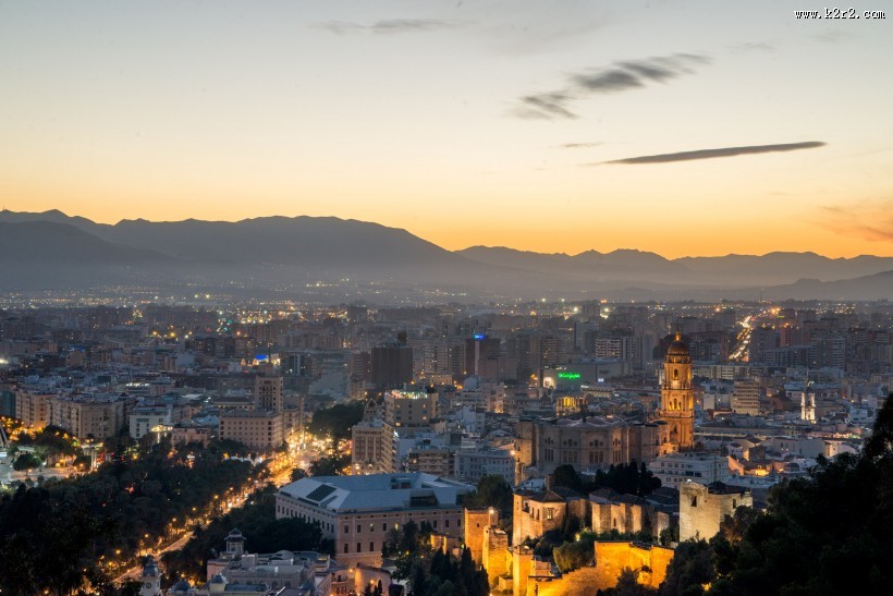 西班牙马拉加城市图片大全