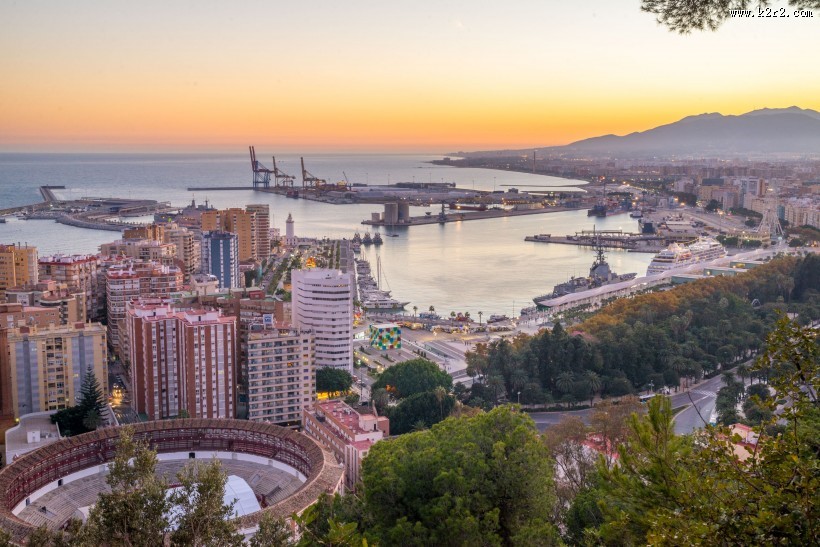 西班牙马拉加城市图片大全