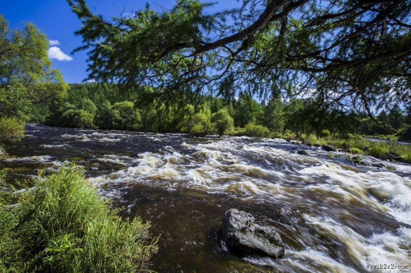 内蒙古阿尔山三潭峡风景图片