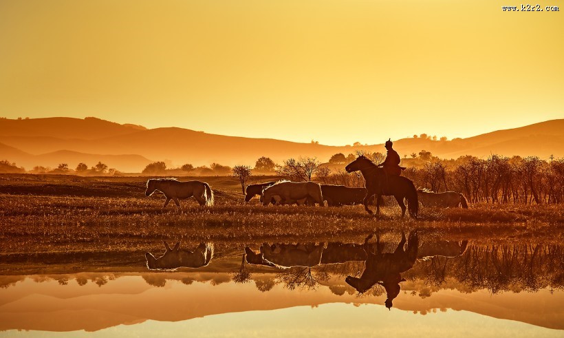 内蒙古乌兰布统风景图片