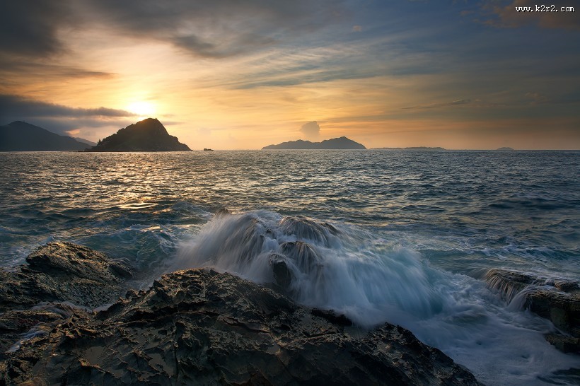 广东深圳黑岩角风景图片