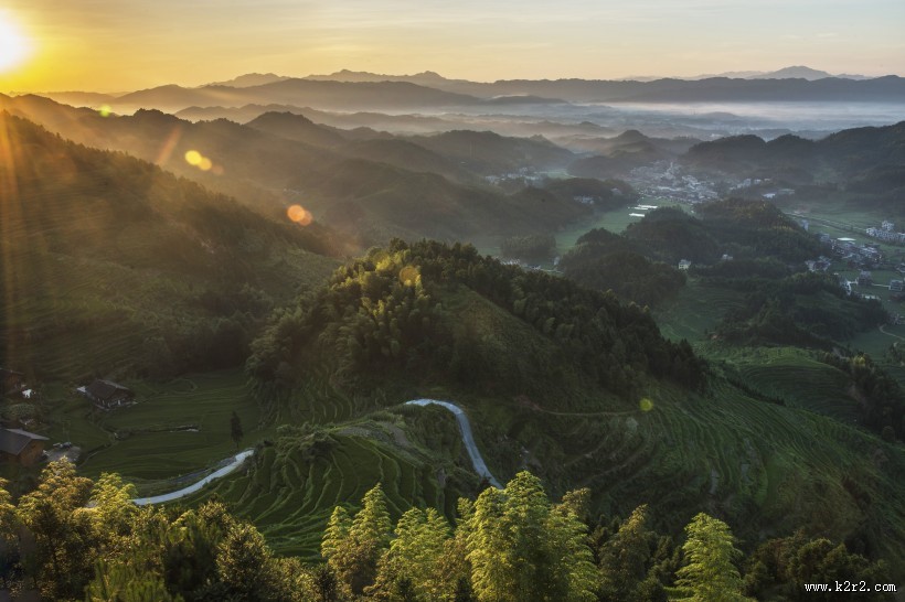 湖南紫鹊界梯田风景图片大全