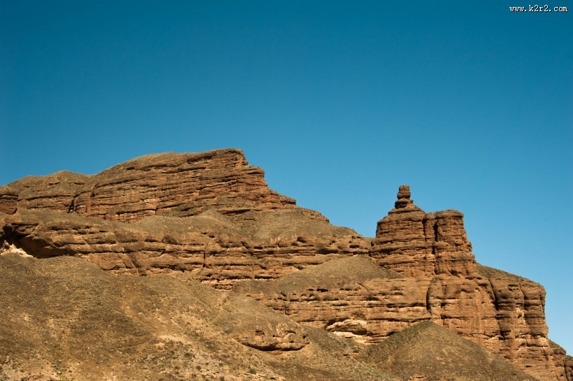 甘肃冰沟丹霞风景图片