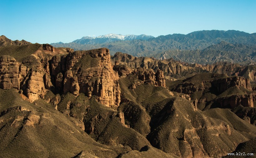 甘肃冰沟丹霞风景图片