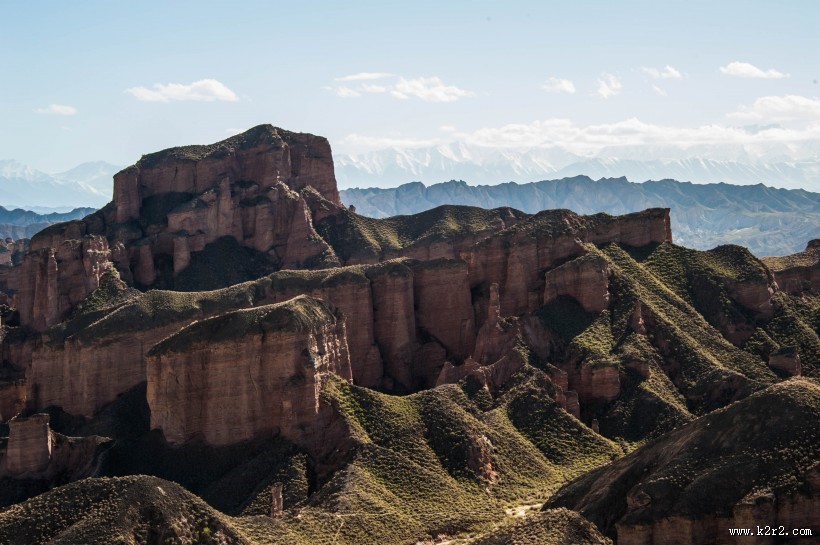 甘肃冰沟丹霞风景图片