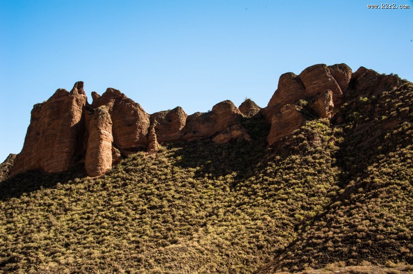 甘肃冰沟丹霞风景图片