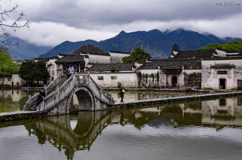 安徽宏村风景图片