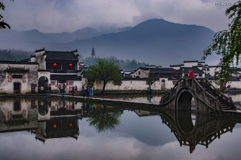 安徽宏村风景图片