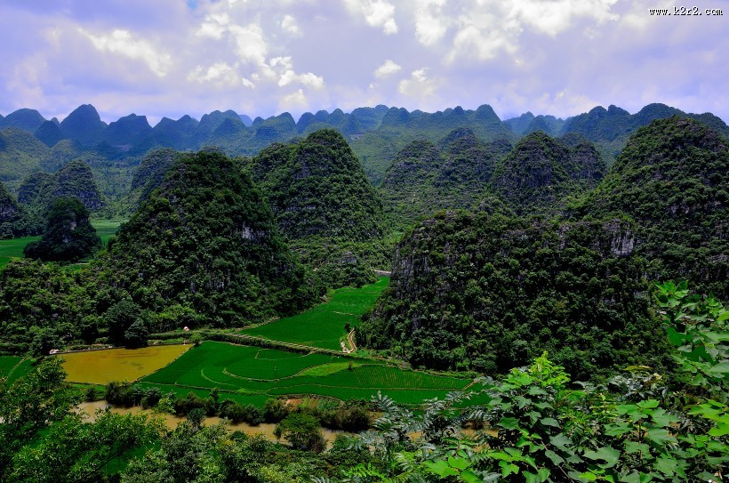 贵州万峰林风景图片