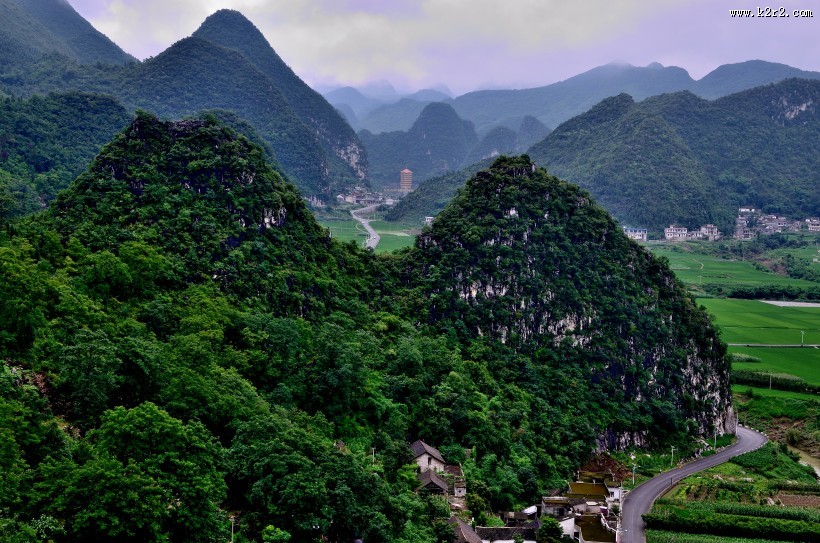 贵州万峰林风景图片