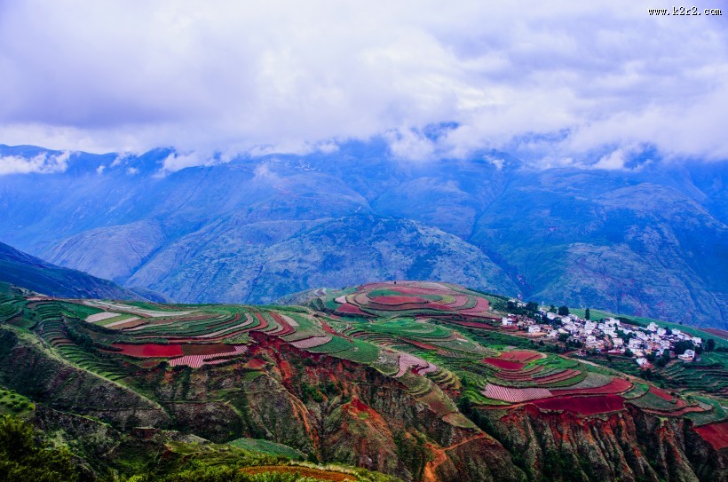 云南东川红土地风景图片大全