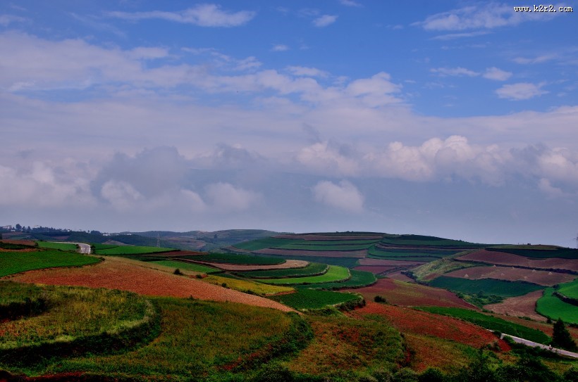 云南东川红土地风景图片大全