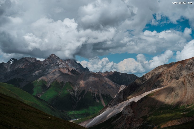 四川甘孜卓塔拉山风景图片