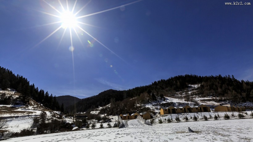 山西宁武马仑草原图片