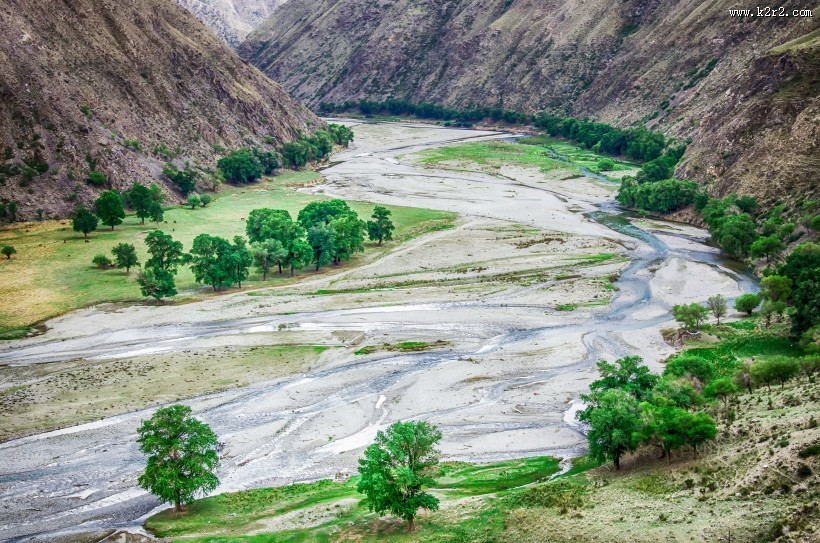 新疆克尔古提峡谷风景图片大全