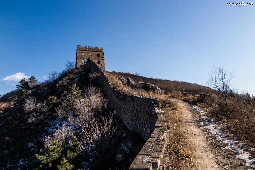 北京蟠龙山长城风景图片