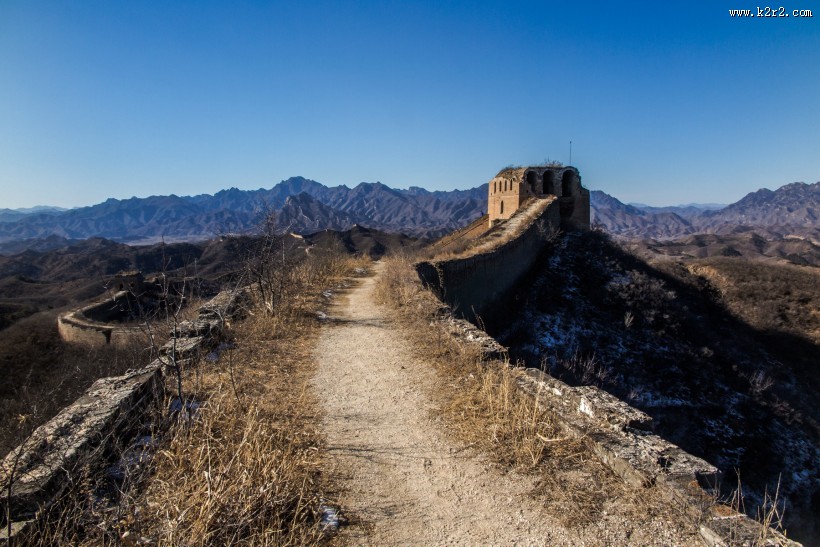北京蟠龙山长城风景图片